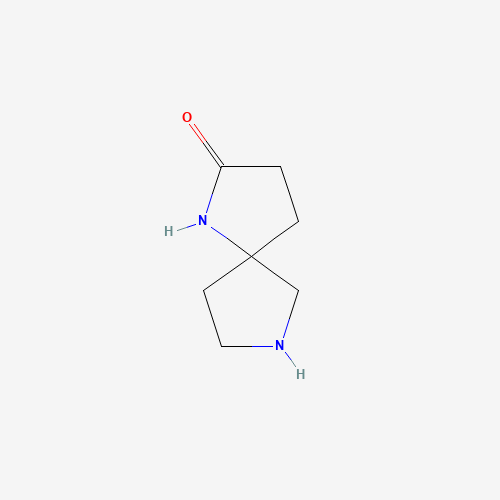 1,7-diazaspiro[4.4]nonan-2-one (CAS: 1400797-52-5) - Chemical Structure and Molecular Formula 