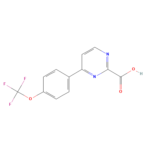 4-[4-(trifluoromethoxy)phenyl]pyrimidine-2-carboxylic acid (CAS: 912850-80-7) - Related Chemical Product