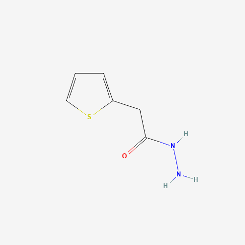 2-thiophen-2-ylacetohydrazide (CAS: 39978-18-2) - Chemical Structure and Molecular Formula 