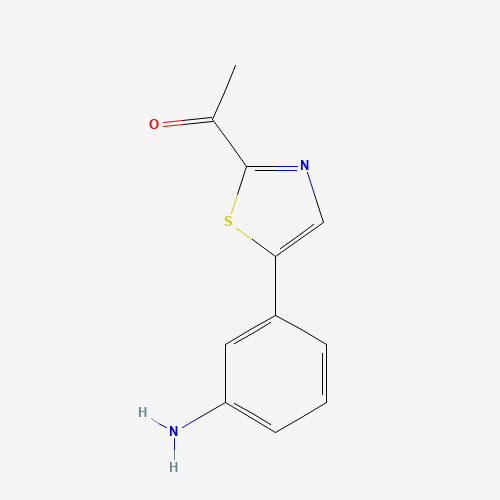 1-[5-(3-aminophenyl)-1,3-thiazol-2-yl]ethanone (CAS: 1312535-31-1) - Related Chemical Product
