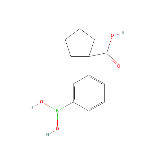 1-(3-boronophenyl)cyclopentane-1-carboxylic acid (CAS: 1016644-54-4) - Related Chemical Product