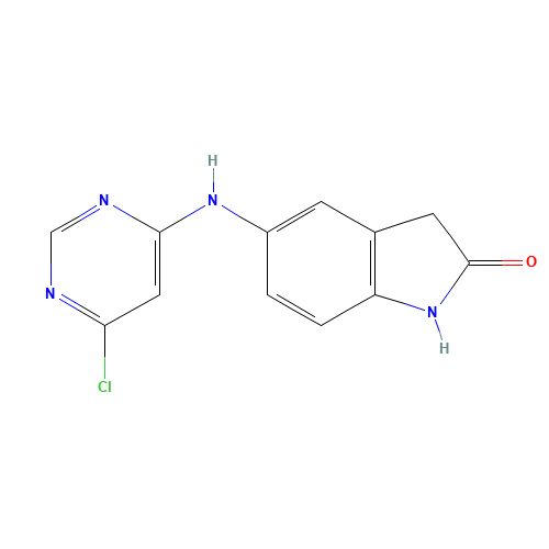 5-[(6-chloropyrimidin-4-yl)amino]-1,3-dihydroindol-2-one (CAS: 862461-99-2) - Related Chemical Product
