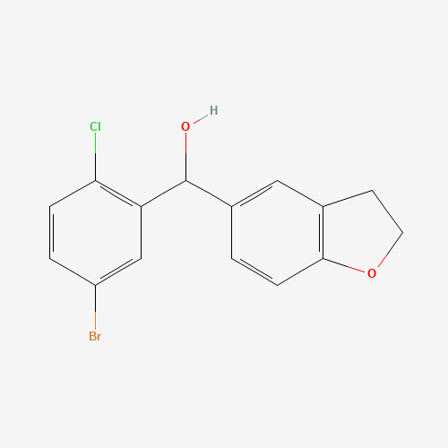 (5-bromo-2-chlorophenyl)-(2,3-dihydro-1-benzofuran-5-yl)methanol (CAS: 1282733-55-4) - Related Chemical Product