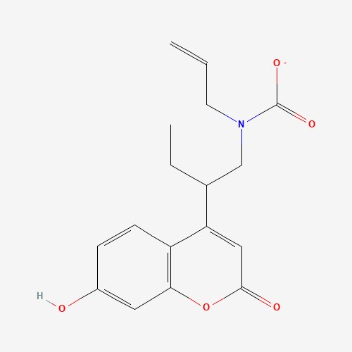 N-[2-(7-hydroxy-2-oxochromen-4-yl)butyl]-N-prop-2-enylcarbamate (CAS: 1607803-63-3) - Related Chemical Product