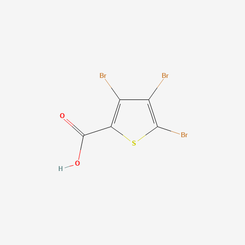 3,4,5-tribromothiophene-2-carboxylic acid (CAS: 53317-05-8) - Chemical Structure and Molecular Formula 