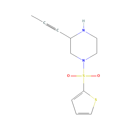 3-prop-1-ynyl-1-thiophen-2-ylsulfonylpiperazine (CAS: 1361224-35-2) - Related Chemical Product