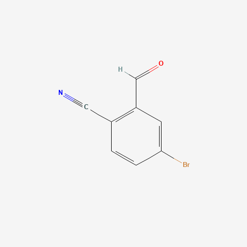 4-bromo-2-formylbenzonitrile (CAS: 713141-12-9) - Chemical Structure and Molecular Formula 