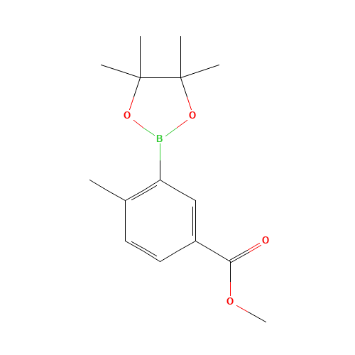 methyl 4-methyl-3-(4,4,5,5-tetramethyl-1,3,2-dioxaborolan-2-yl)benzoate (CAS: 882679-40-5) - Related Chemical Product