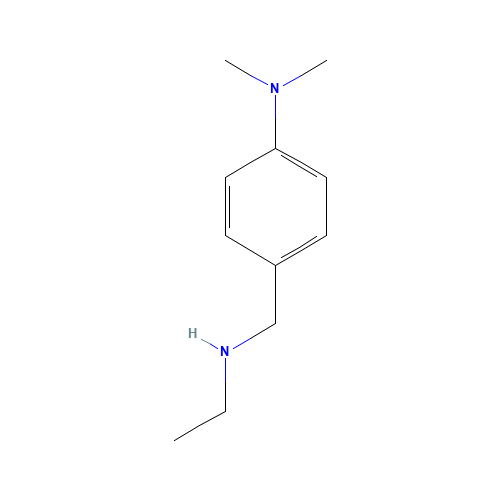4-(ethylaminomethyl)-N,N-dimethylaniline (CAS: 313552-99-7) - Chemical Structure and Molecular Formula 