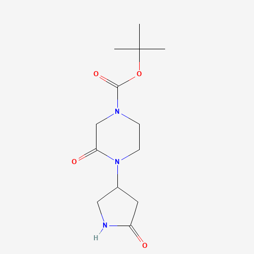 tert-butyl 3-oxo-4-(5-oxopyrrolidin-3-yl)piperazine-1-carboxylate (CAS: 1284250-45-8) - Related Chemical Product