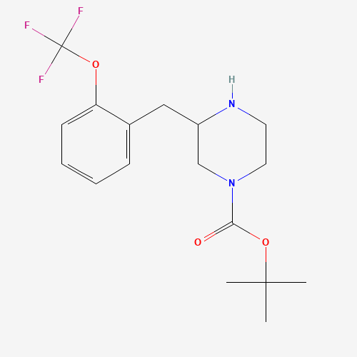 tert-butyl 3-[[2-(trifluoromethoxy)phenyl]methyl]piperazine-1-carboxylate (CAS: 886773-81-5) - Related Chemical Product
