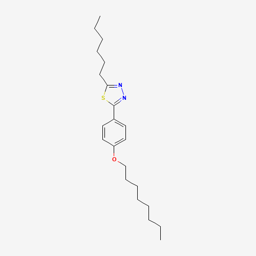2-hexyl-5-(4-octoxyphenyl)-1,3,4-thiadiazole (CAS: 77477-59-9) - Related Chemical Product