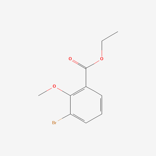 ethyl 3-bromo-2-methoxybenzoate (CAS: 1106304-74-8) - Chemical Structure and Molecular Formula 