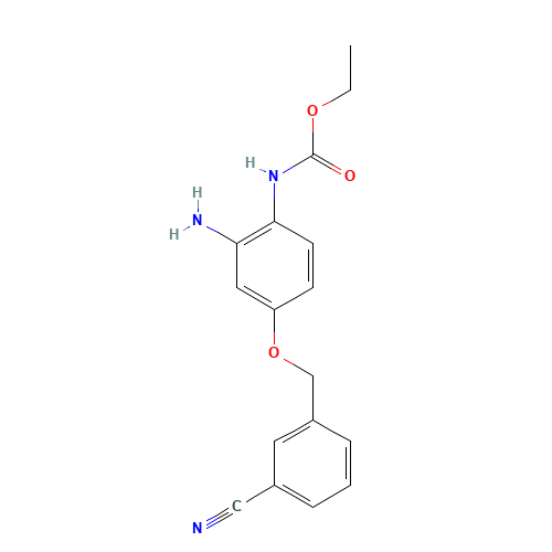 ethyl N-[2-amino-4-[(3-cyanophenyl)methoxy]phenyl]carbamate (CAS: 1043425-04-2) - Related Chemical Product