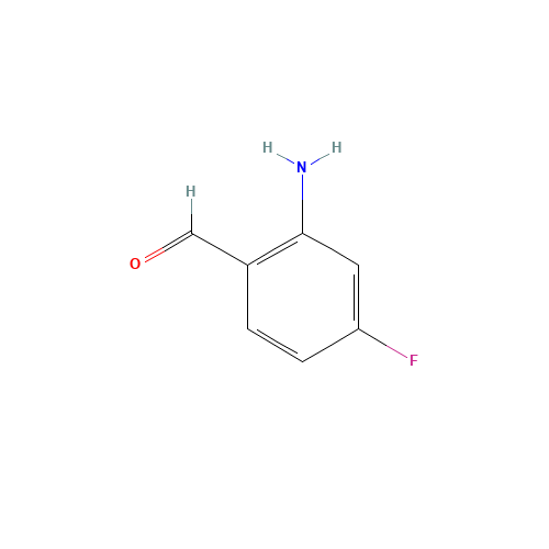 2-amino-4-fluorobenzaldehyde (CAS: 152367-89-0) - Chemical Structure and Molecular Formula 