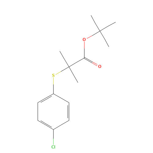 tert-butyl 2-(4-chlorophenyl)sulfanyl-2-methylpropanoate (CAS: 175135-87-2) - Related Chemical Product