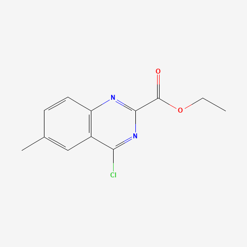 ethyl 4-chloro-6-methylquinazoline-2-carboxylate (CAS: 620957-95-1) - Chemical Structure and Molecular Formula 