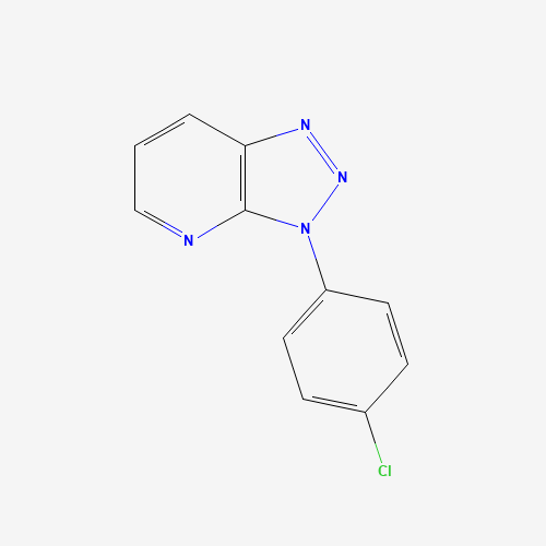 3-(4-chlorophenyl)triazolo[4,5-b]pyridine (CAS: 62051-99-4) - Chemical Structure and Molecular Formula 
