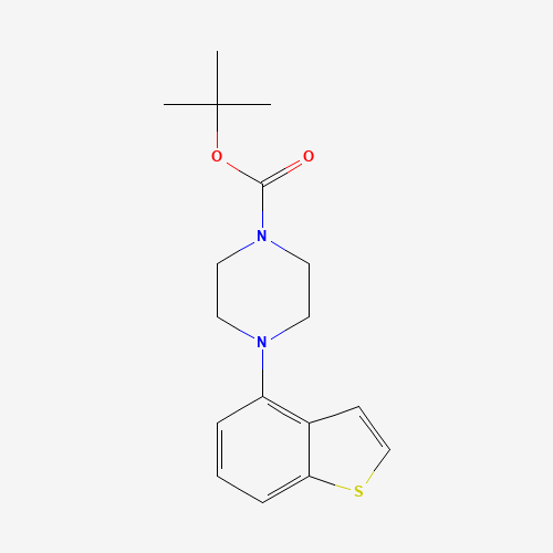 tert-butyl 4-(1-benzothiophen-4-yl)piperazine-1-carboxylate (CAS: 1191901-07-1) - Chemical Structure and Molecular Formula 