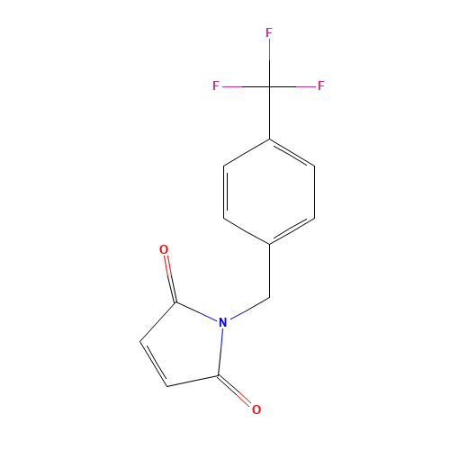 1-[[4-(trifluoromethyl)phenyl]methyl]pyrrole-2,5-dione (CAS: 140481-02-3) - Related Chemical Product