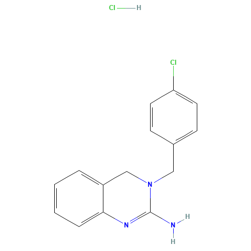 3-[(4-chlorophenyl)methyl]-4H-quinazolin-2-amine;hydrochloride (CAS: 75063-98-8) - Related Chemical Product