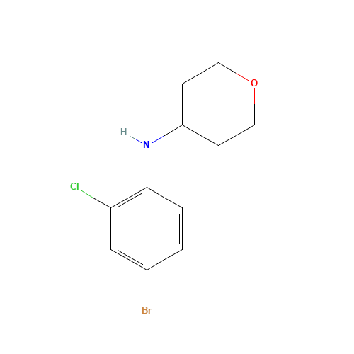 N-(4-bromo-2-chlorophenyl)oxan-4-amine (CAS: 1056465-04-3) - Related Chemical Product