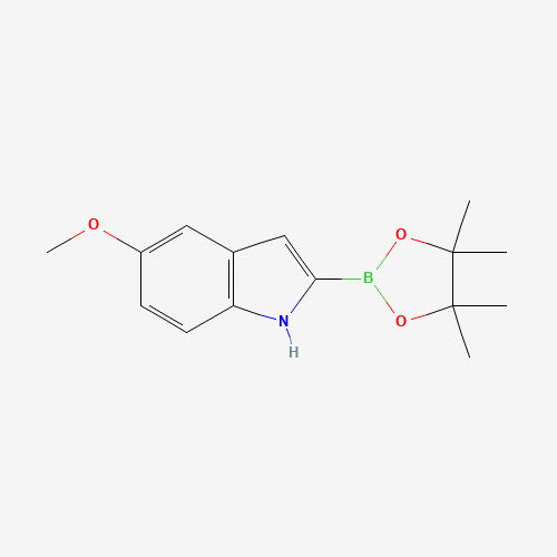 5-methoxy-2-(4,4,5,5-tetramethyl-1,3,2-dioxaborolan-2-yl)-1H-indole (CAS: 683229-62-1) - Related Chemical Product