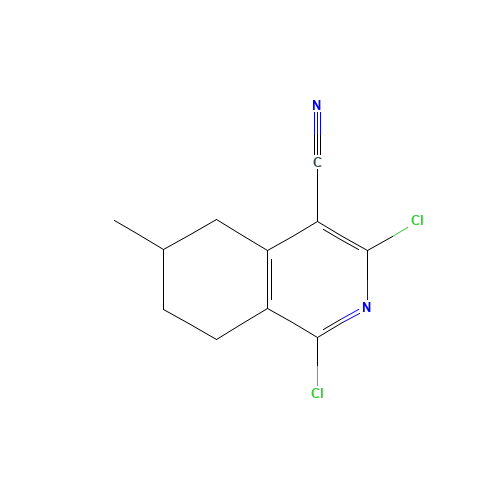 1,3-dichloro-6-methyl-5,6,7,8-tetrahydroisoquinoline-4-carbonitrile (CAS: 1225069-88-4) - Related Chemical Product