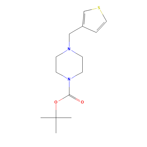 tert-butyl 4-(thiophen-3-ylmethyl)piperazine-1-carboxylate (CAS: 77278-71-8) - Related Chemical Product