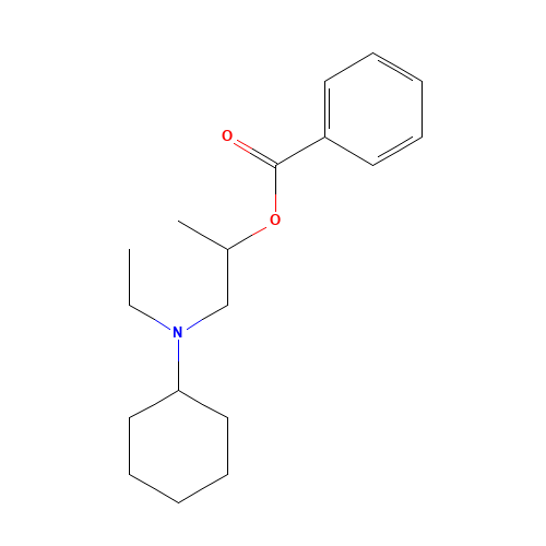 1-[cyclohexyl(ethyl)amino]propan-2-yl benzoate (CAS: 1431326-50-9) - Related Chemical Product