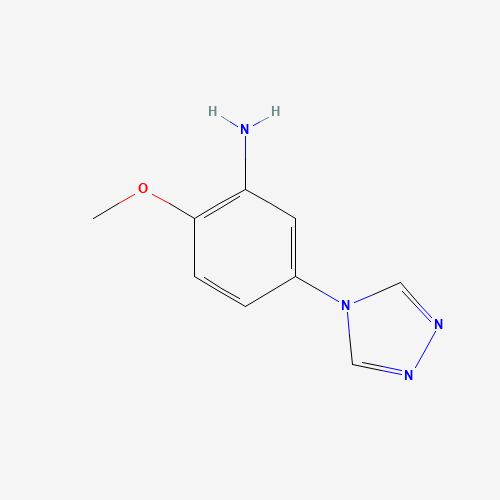 2-methoxy-5-(1,2,4-triazol-4-yl)aniline (CAS: 936074-56-5) - Related Chemical Product