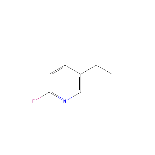 5-ethyl-2-fluoropyridine (CAS: 871325-13-2) - Chemical Structure and Molecular Formula 