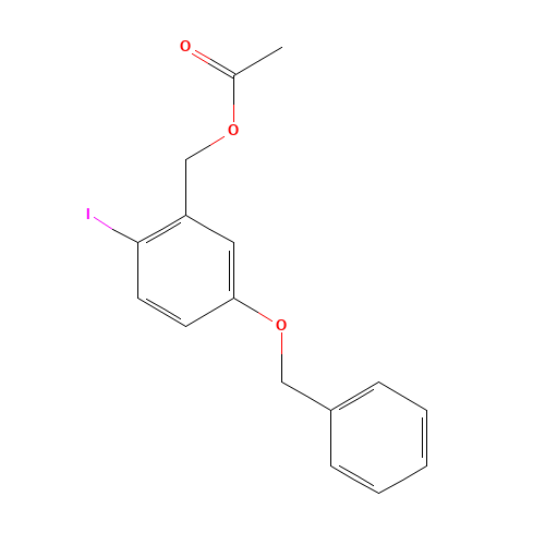 (2-iodo-5-phenylmethoxyphenyl)methyl acetate (CAS: 885608-58-2) - Related Chemical Product