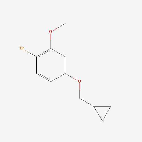 1-bromo-4-(cyclopropylmethoxy)-2-methoxybenzene (CAS: 1353776-76-7) - Related Chemical Product