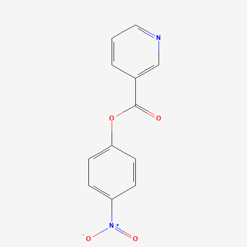 (4-nitrophenyl) pyridine-3-carboxylate (CAS: 24690-42-4) - Chemical Structure and Molecular Formula 