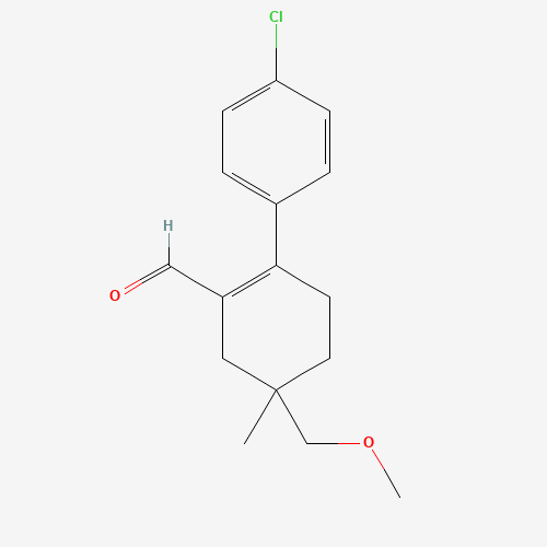 2-(4-chlorophenyl)-5-(methoxymethyl)-5-methylcyclohexene-1-carbaldehyde (CAS: 1256546-91-4) - Related Chemical Product