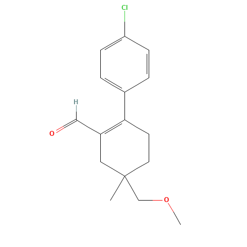 2-(4-chlorophenyl)-5-(methoxymethyl)-5-methylcyclohexene-1-carbaldehyde (CAS: 1256546-91-4) - Related Chemical Product