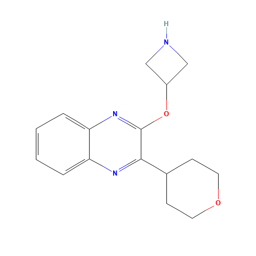 2-(azetidin-3-yloxy)-3-(oxan-4-yl)quinoxaline (CAS: 1350608-36-4) - Related Chemical Product