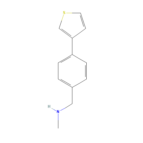 N-methyl-1-(4-thiophen-3-ylphenyl)methanamine (CAS: 869901-17-7) - Related Chemical Product