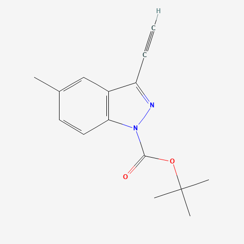 tert-butyl 3-ethynyl-5-methylindazole-1-carboxylate (CAS: 1383706-00-0) - Related Chemical Product
