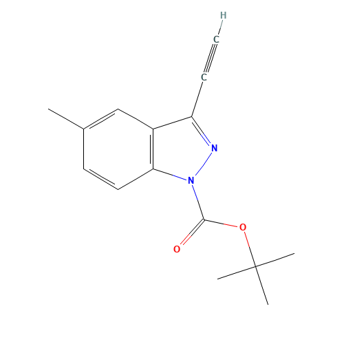 tert-butyl 3-ethynyl-5-methylindazole-1-carboxylate (CAS: 1383706-00-0) - Related Chemical Product