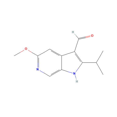 5-methoxy-2-propan-2-yl-1H-pyrrolo[2,3-c]pyridine-3-carbaldehyde (CAS: 1202174-61-5) - Related Chemical Product