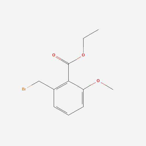 ethyl 2-(bromomethyl)-6-methoxybenzoate (CAS: 86823-81-6) - Chemical Structure and Molecular Formula 