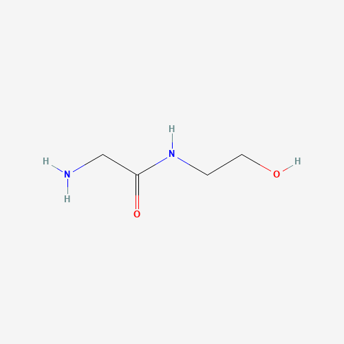 2-amino-N-(2-hydroxyethyl)acetamide (CAS: 75007-28-2) - Chemical Structure and Molecular Formula 