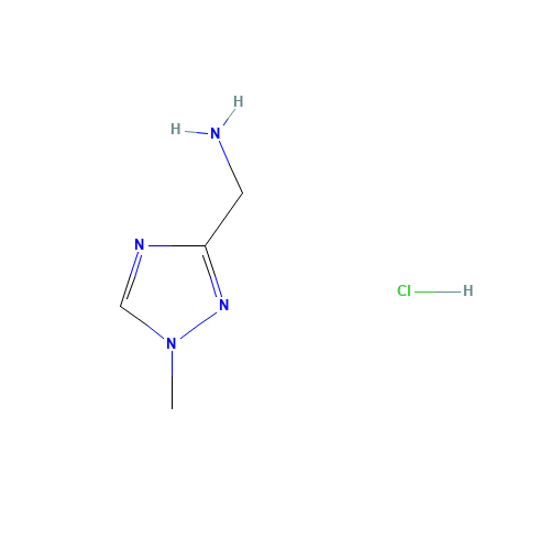 (1-methyl-1,2,4-triazol-3-yl)methanamine;hydrochloride (CAS: 215871-44-6) - Related Chemical Product