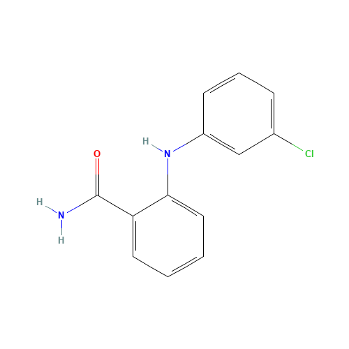 2-(3-chloroanilino)benzamide (CAS: 13625-33-7) - Related Chemical Product