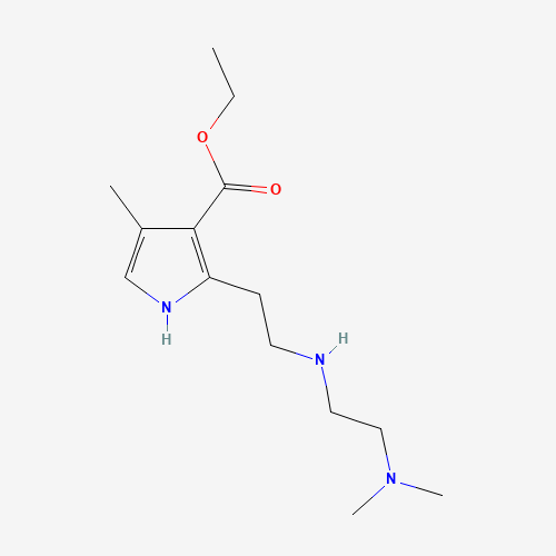 ethyl 2-[2-[2-(dimethylamino)ethylamino]ethyl]-4-methyl-1H-pyrrole-3-carboxylate (CAS: 945381-97-5) - Related Chemical Product
