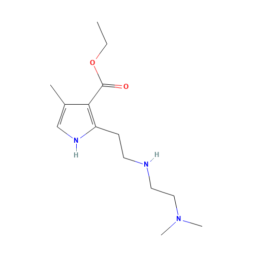 ethyl 2-[2-[2-(dimethylamino)ethylamino]ethyl]-4-methyl-1H-pyrrole-3-carboxylate (CAS: 945381-97-5) - Related Chemical Product