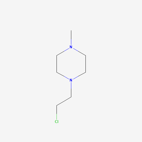 1-(2-chloroethyl)-4-methylpiperazine (CAS: 39123-20-1) - Chemical Structure and Molecular Formula 