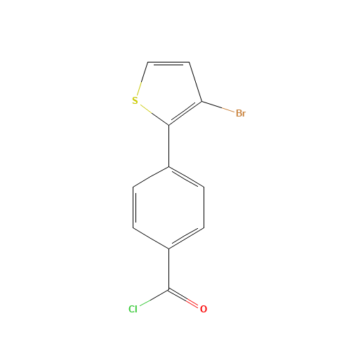 4-(3-bromothiophen-2-yl)benzoyl chloride (CAS: 934570-50-0) - Related Chemical Product